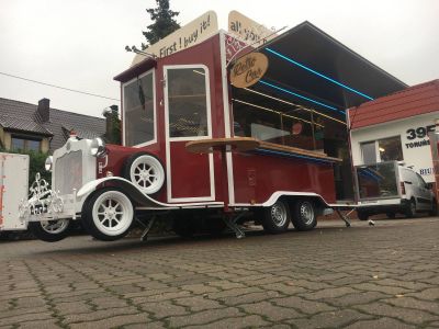 Retro Anhänger Exclusiv Imbisswagen Verkaufsanhänger Anhänger Food Truck