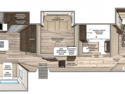 Wohnauflieger Kinderzimmer Neu - Weiß Innen