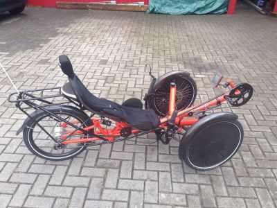 Liegerad, Liegedreirad, HP Velotechnik Scorpion FS, Trike mit Rohloff 14  Gang