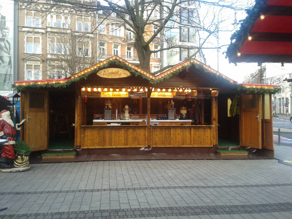 Weihnachtsmarkt Hütten Typ Köln