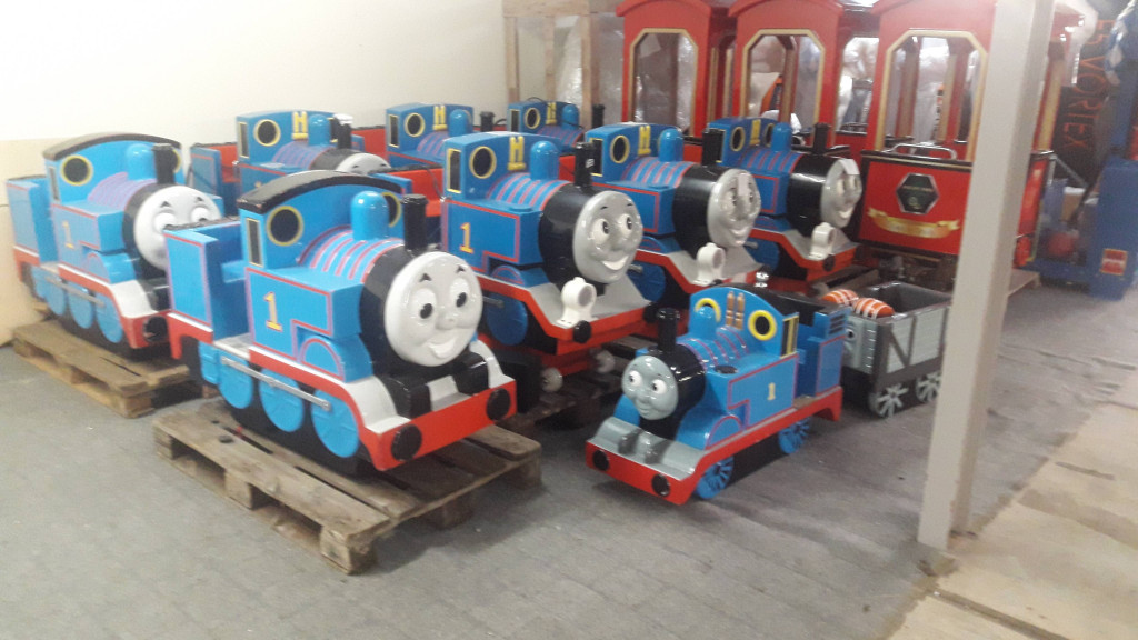 Thomas Lok kiddy ride bezathzung karussell