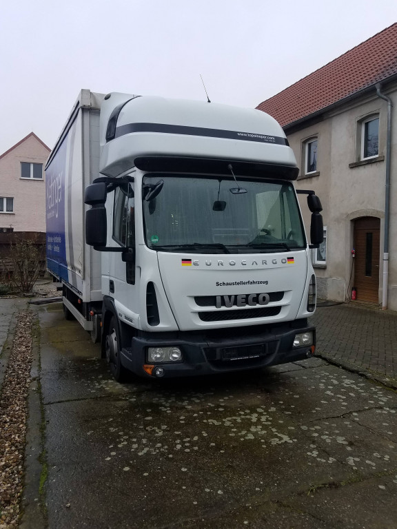 IVECO Planen LKW 7,49t ML 100 E22 mit Ringer- und Kugelkopkupplung