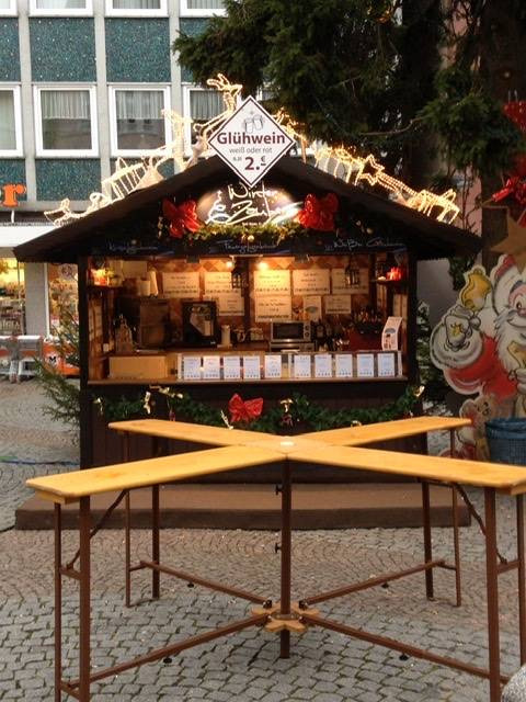 Weihnachtsmarkt-Hütte