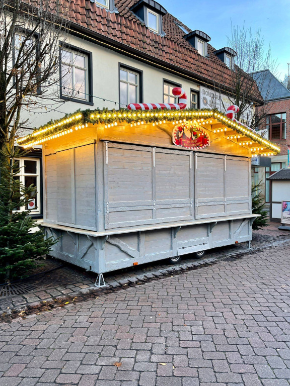 6m Weihnachtsmarkt Hütte Dröge